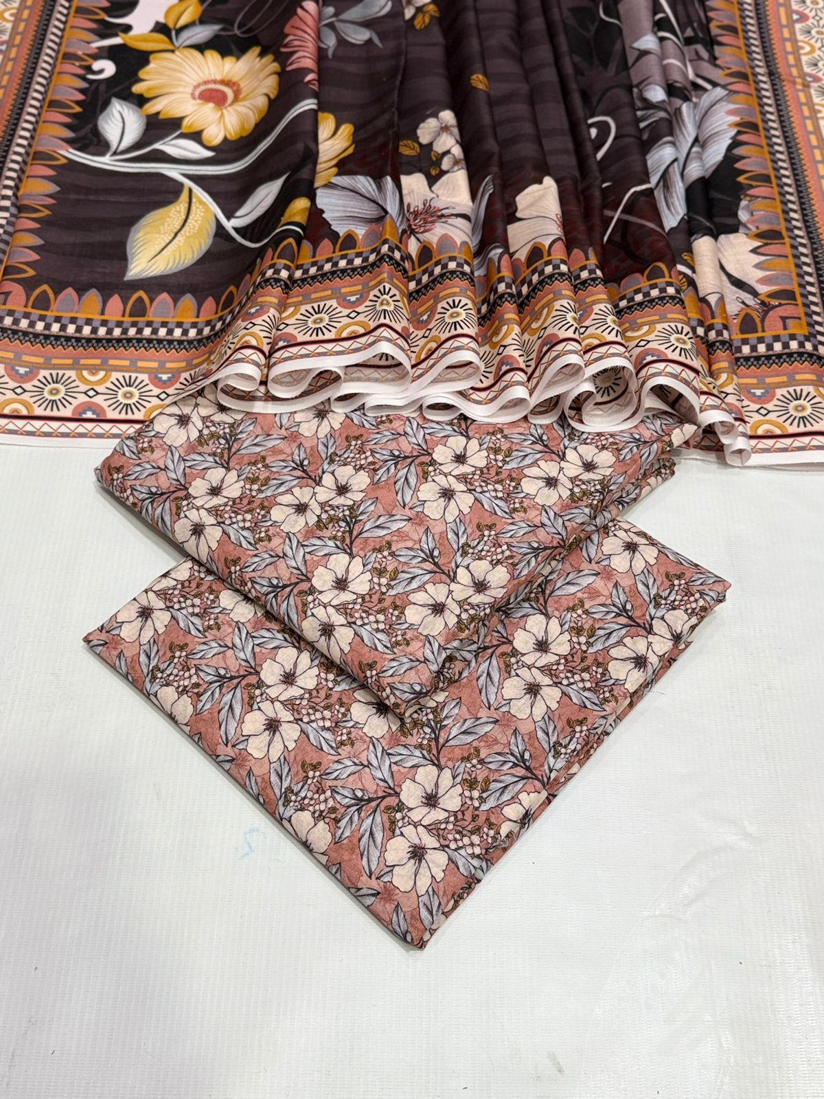 Sapphire 3 Piece Airjet Unstitched Lawn