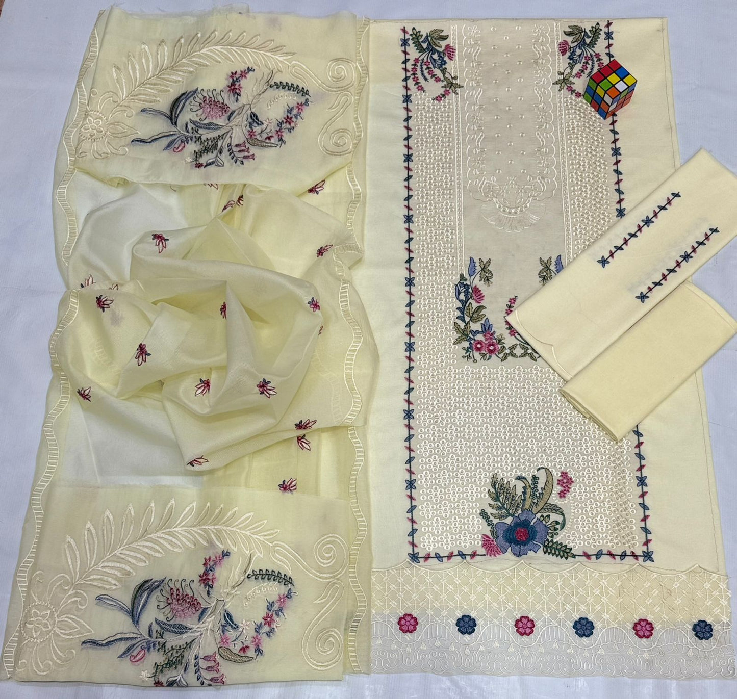 Coco 3 Piece Best Quality Airjet Lawn 90/70