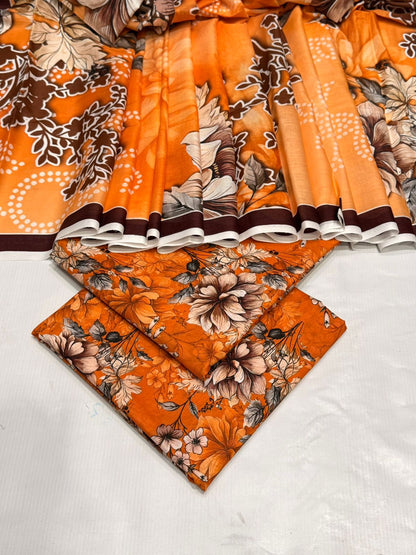 Sapphire 3 Piece Airjet Unstitched Lawn