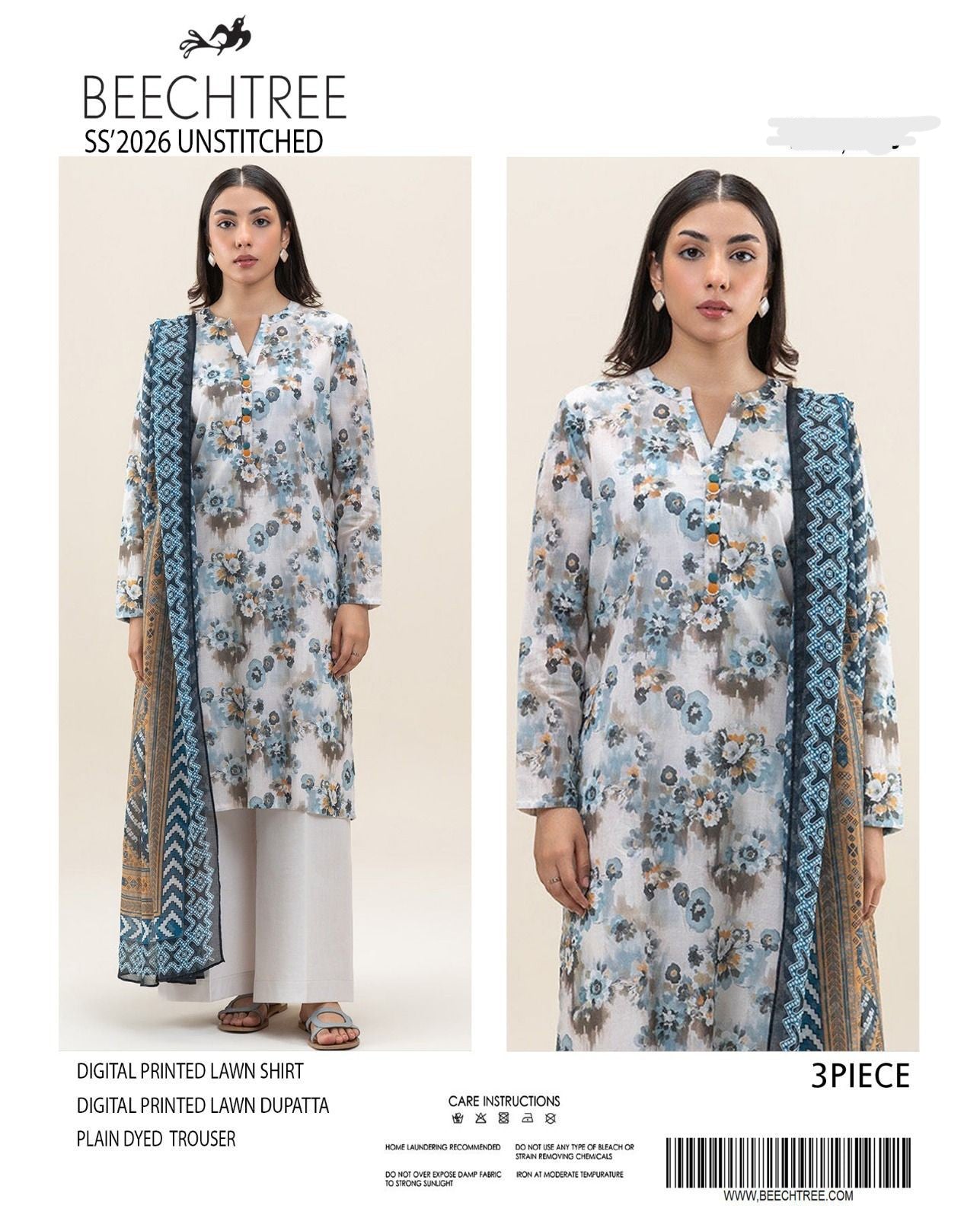 Beechtree 3 Piece Airjet Lawn Summer Sale