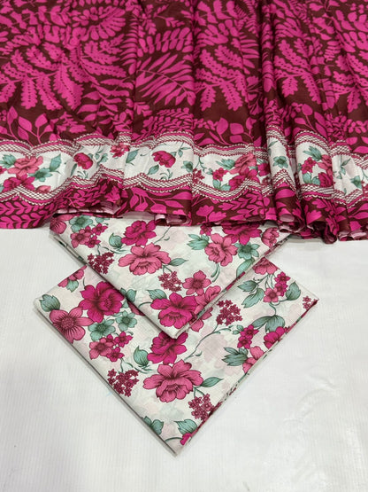 Sapphire 3 Piece Airjet Unstitched Lawn