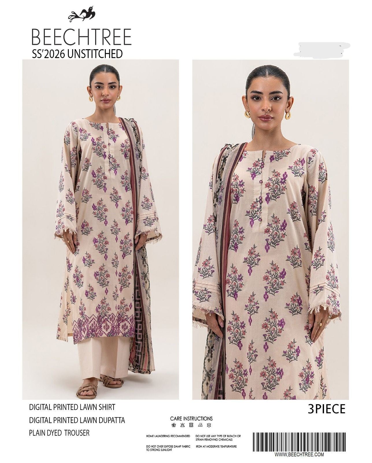 Beechtree 3 Piece Airjet Lawn Summer Sale