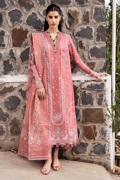 Qalamqar 3 Piece Heavy Embraided Unstitched Lawn