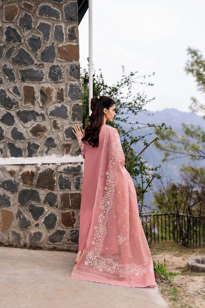 Qalamqar 3 Piece Heavy Embraided Unstitched Lawn