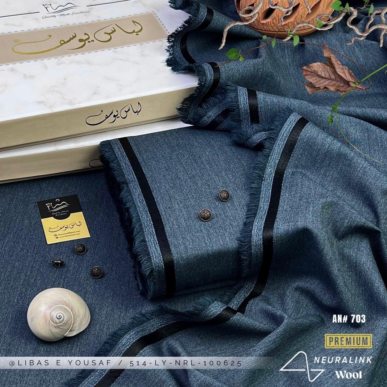 NeuraLink Wool by Libas E Yousaf for Men, 25 Colors