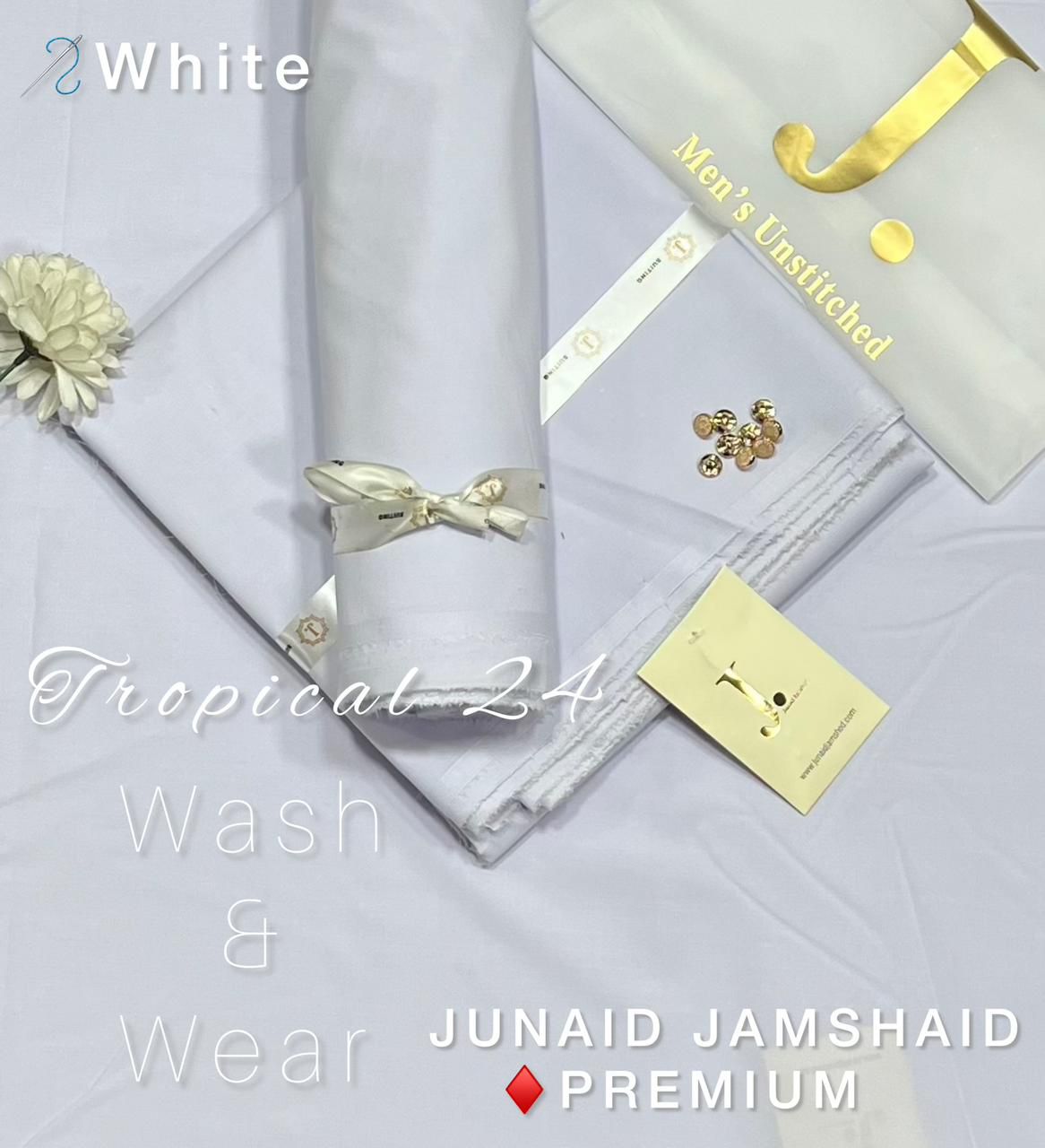 JUNAID JUMSHAID  Men’s Luxury  Tropical Collection Wash and Wear