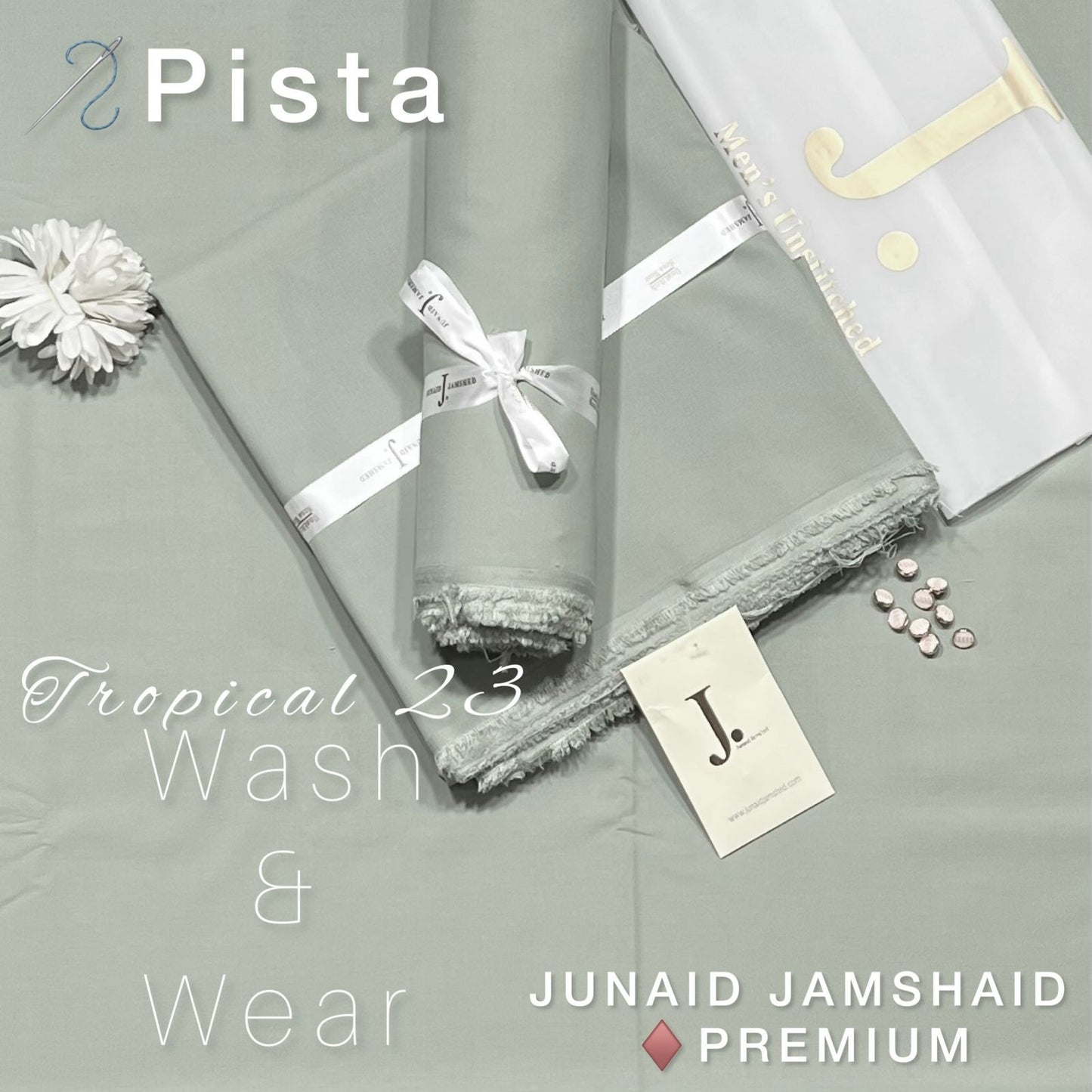 JUNAID JUMSHAID  Men’s Luxury  Tropical Collection Wash and Wear