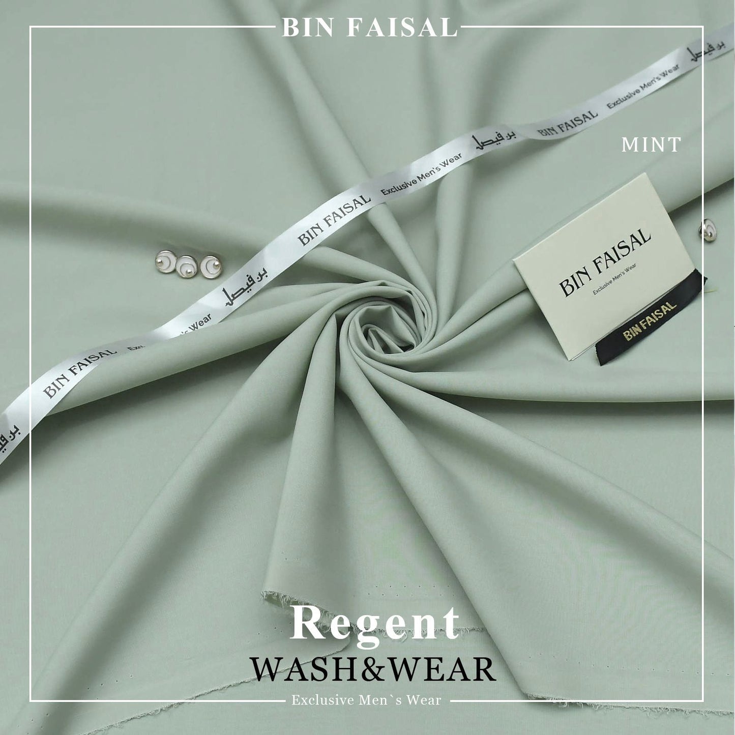 BIN FAISAL  100% Pure Super Luxury Regent Wash & Wear