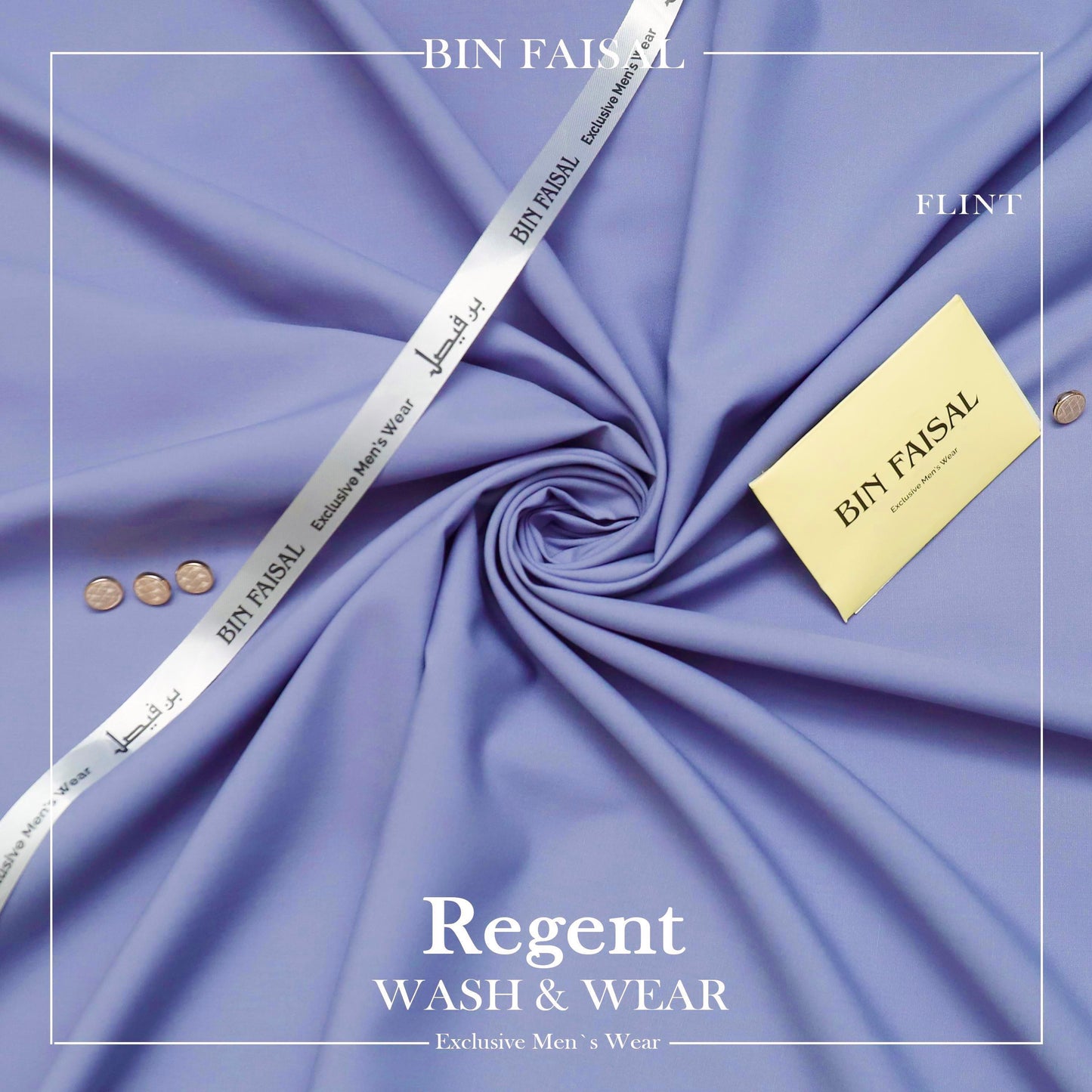 BIN FAISAL  100% Pure Super Luxury Regent Wash & Wear