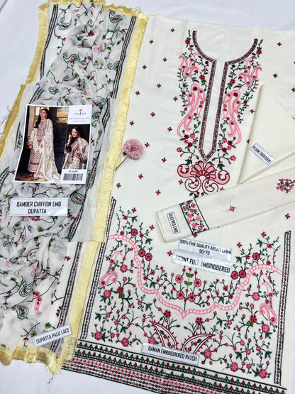 Asim Jofa 3 Piece Unstitched Airjet Lawn