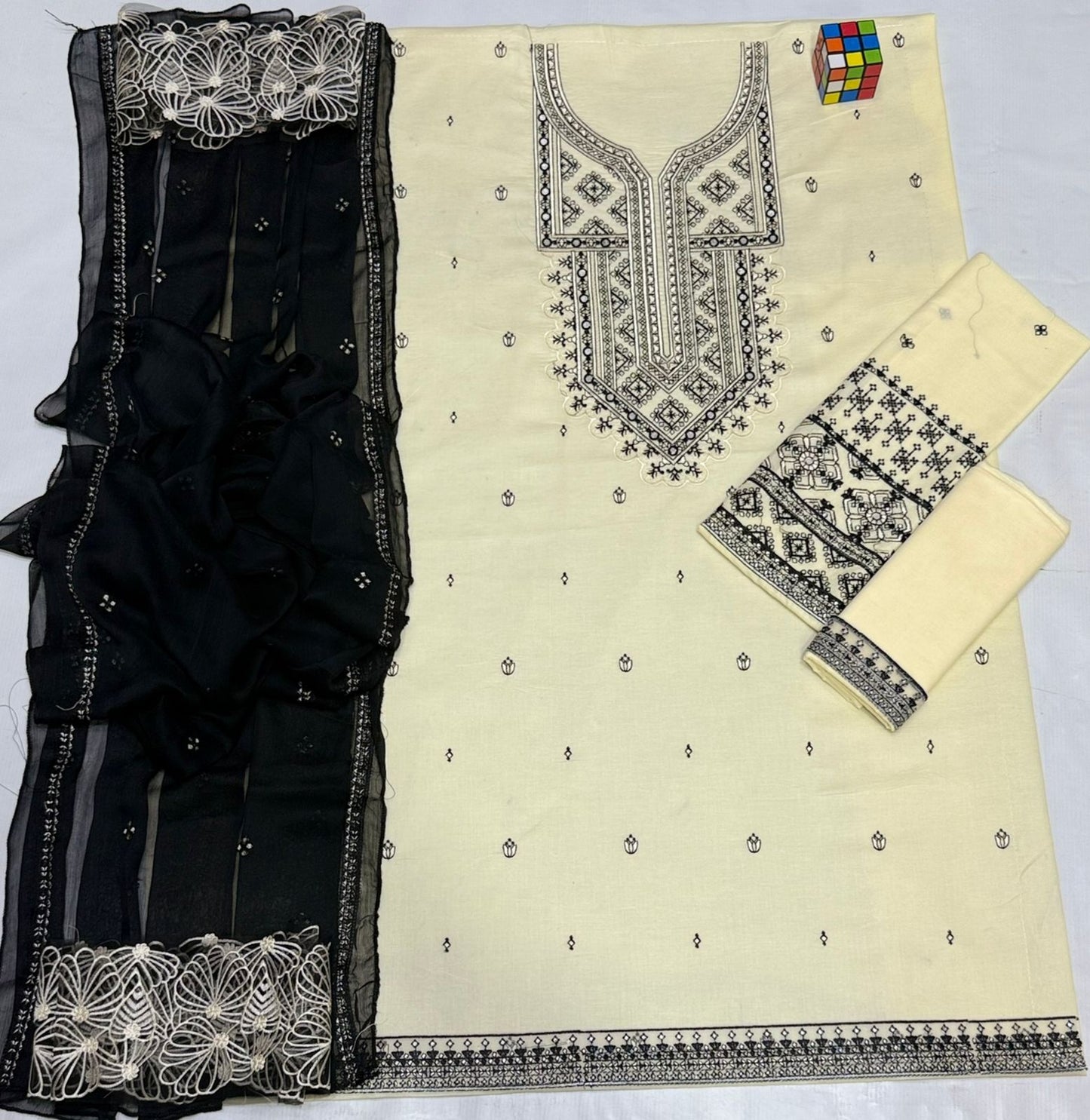 Hazel 3 Piece Unstitched Airjet Summer Lawn 90/70