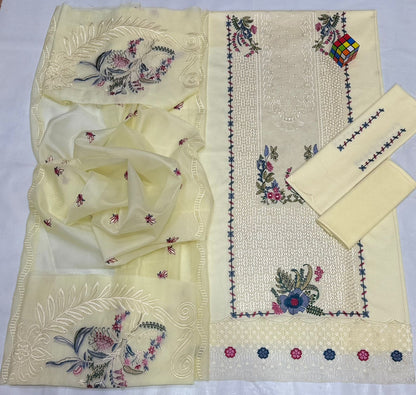 Coco 3 Piece Best Quality Airjet Lawn 90/70