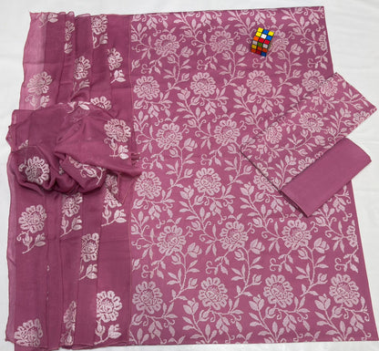 BAREEZE 3 Piece Unstitched Airjet 90/70 Lawn